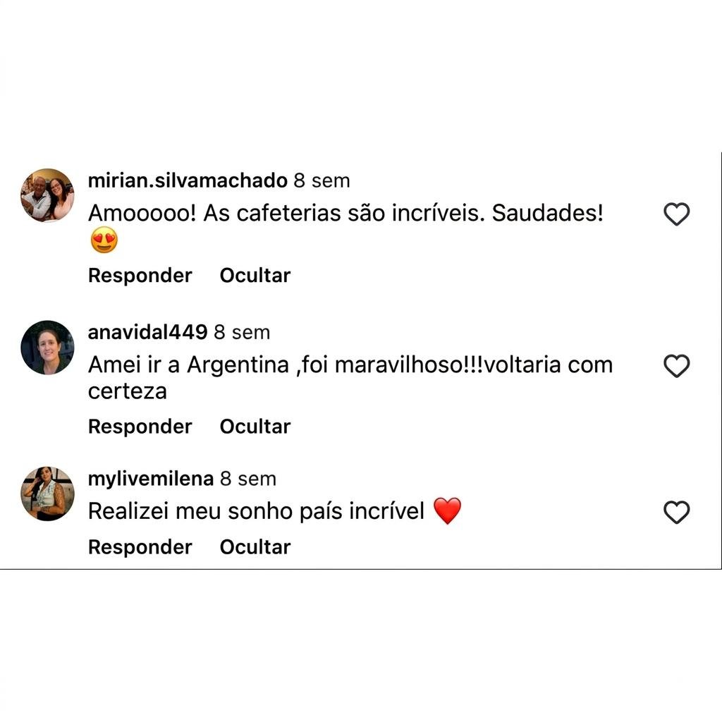 print de comentários do Reel